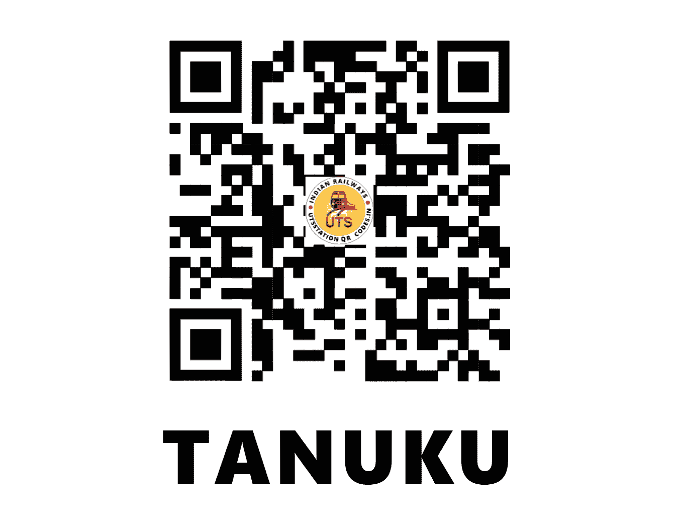 UTS QR Code for TANUKU - TNKU (SC - ANDHRA PRADESH)